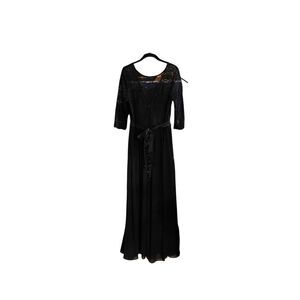 Berylove women’s black, elegant A line maxi dress size large ￼